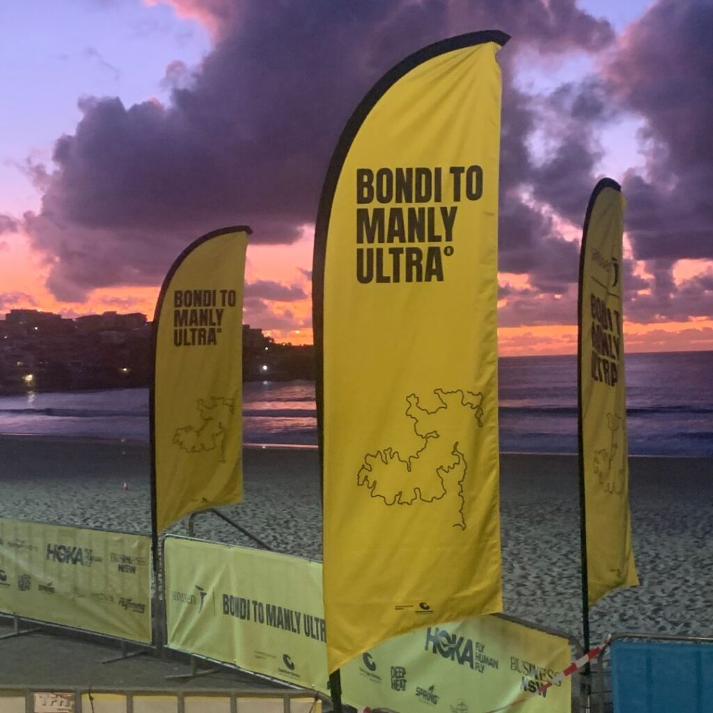 Bondi to Manly Ultra flags