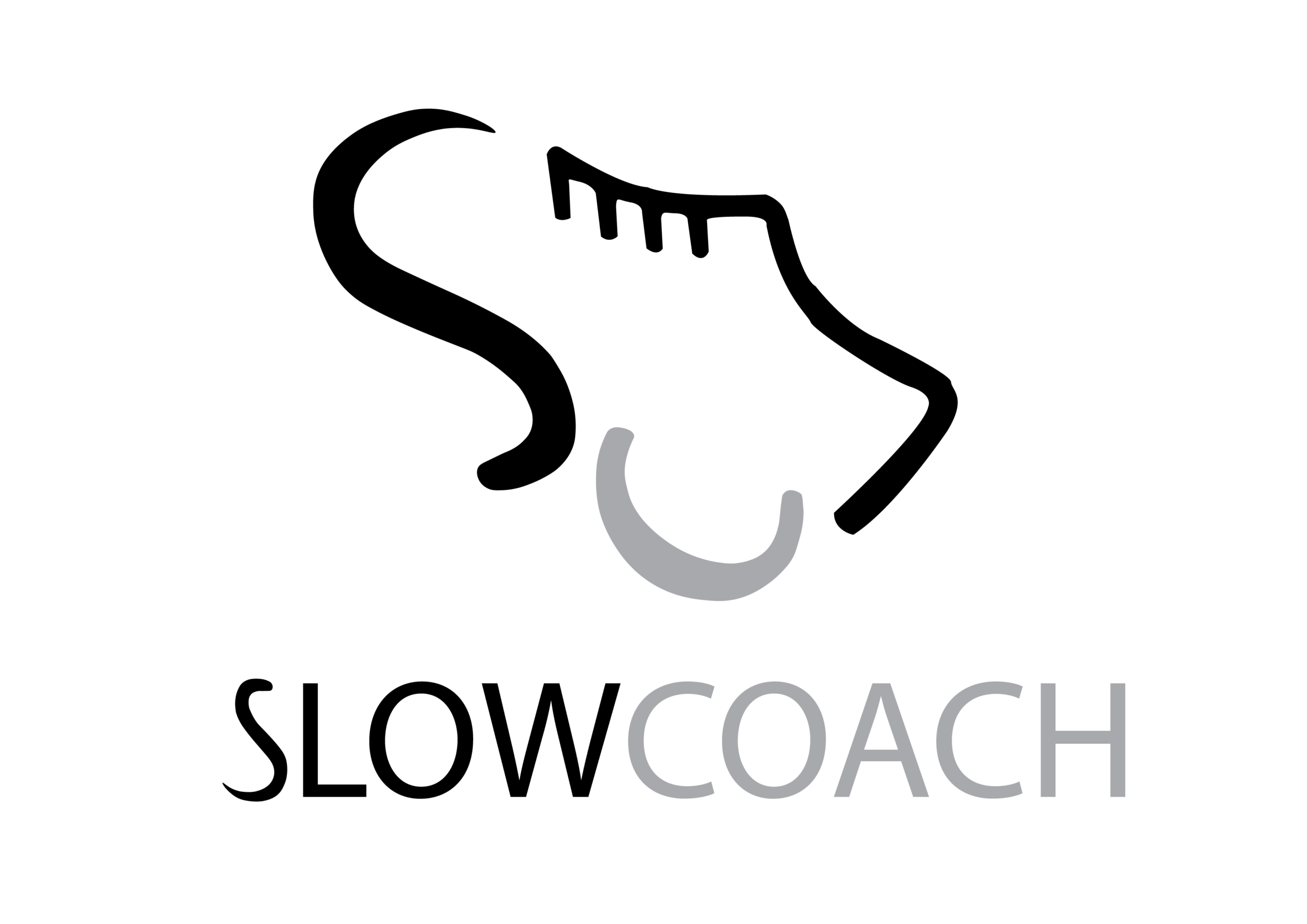 Run with the Slow Coach logo